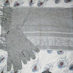 Calvin Klein Scarf & Gloves